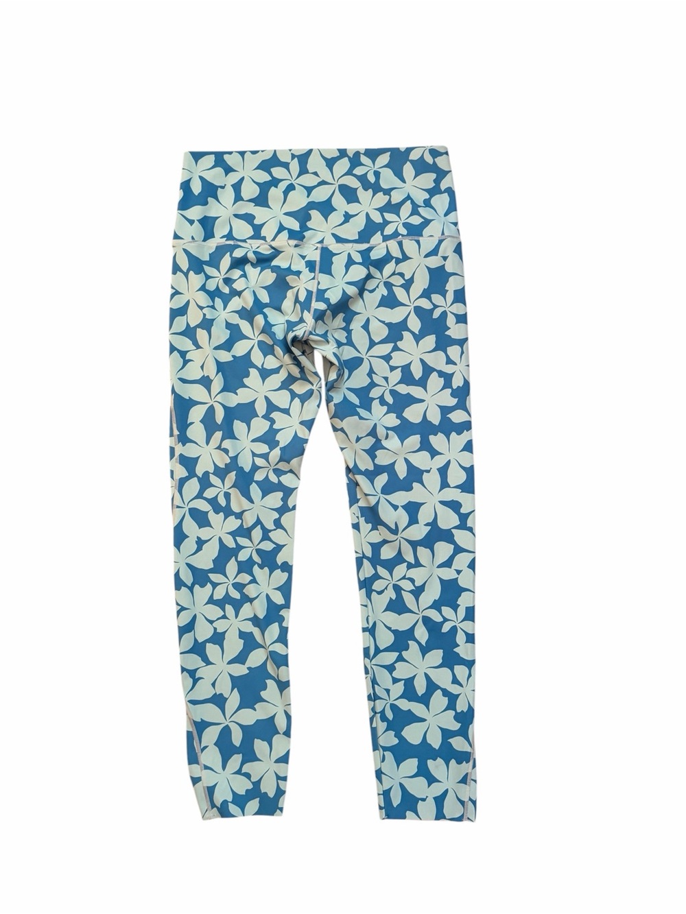 NWOT Roxy High-Rise Blue Floral Print Leggings - Picture 3 of 9